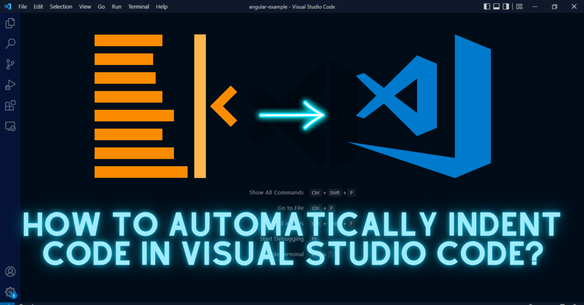 How to enable auto indent in VS Code Coding Campus