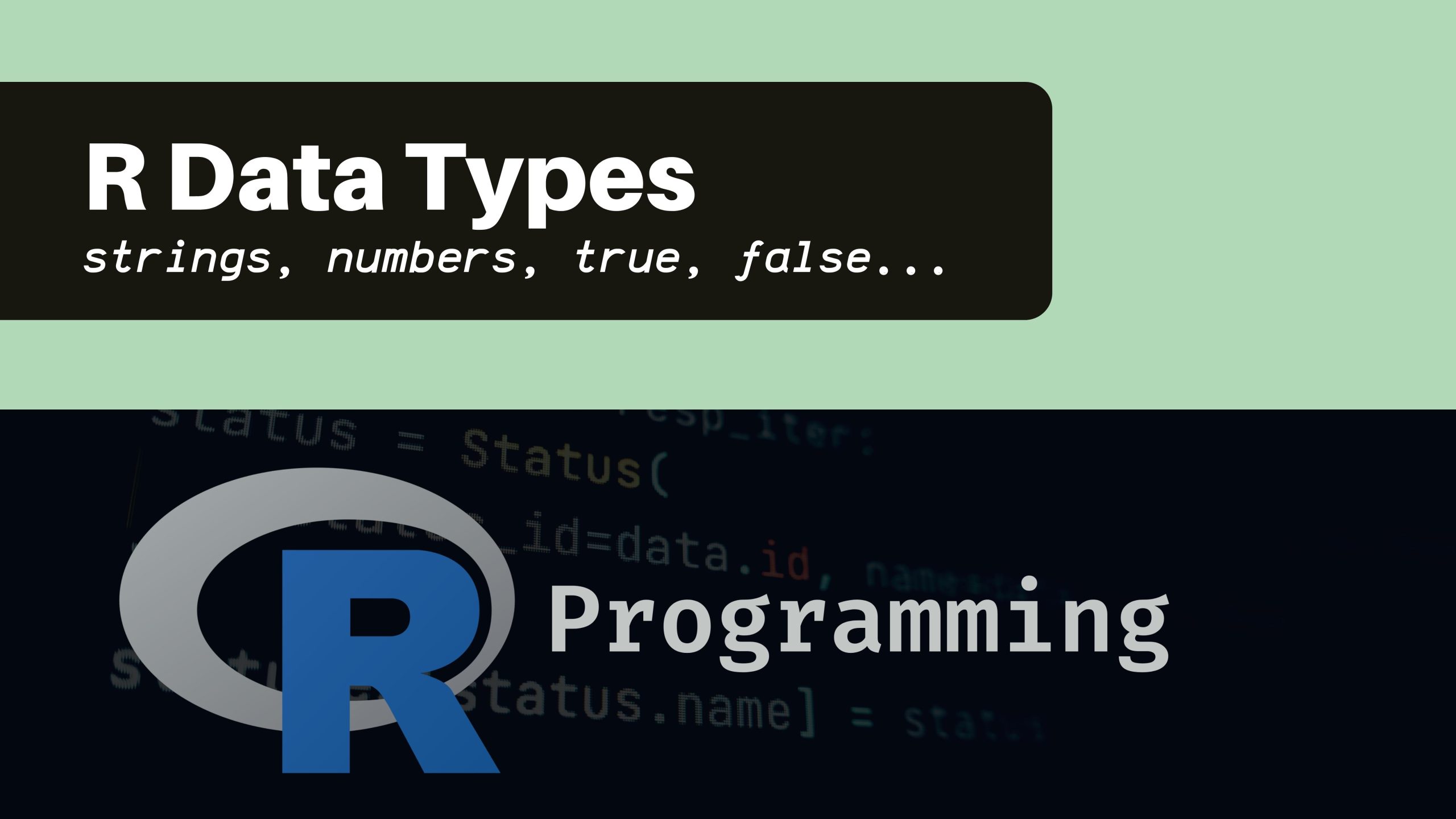 R Data Types Coding Campus