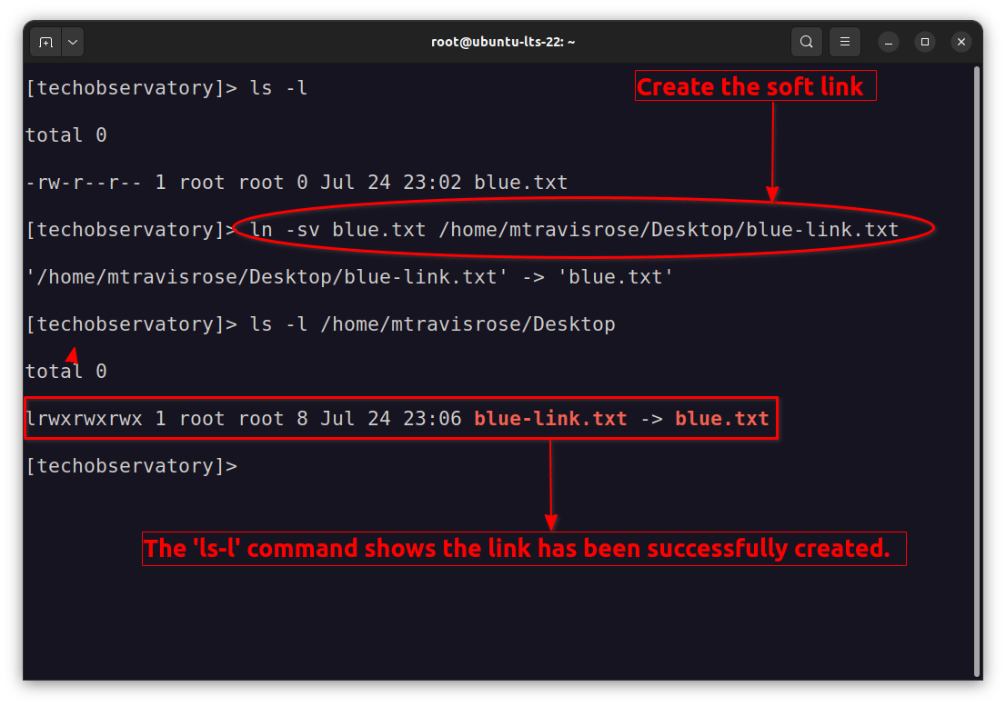 ln Command in Linux Create Symbolic Links (With Examples) Coding Campus