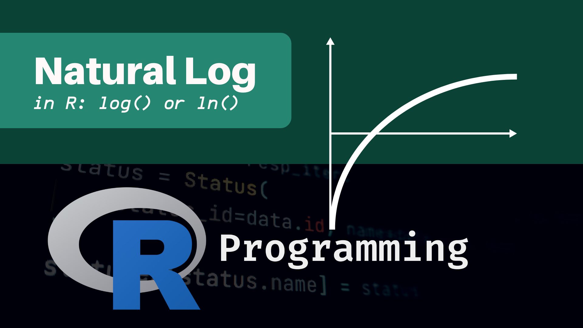 Natural Log in R Coding Campus