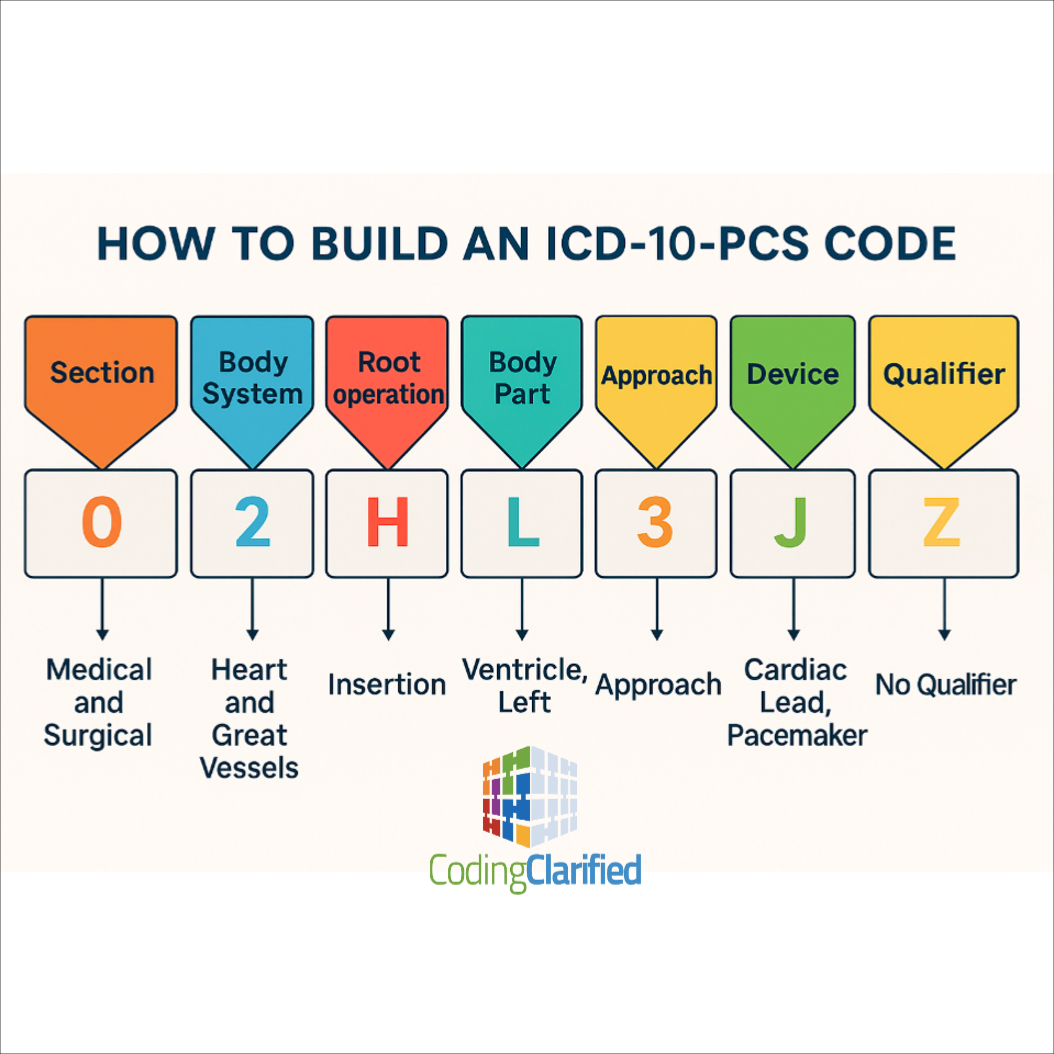 How To Build An ICD10PCS Code Coding Clarified(06)