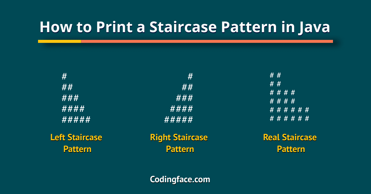 Print A Staircase Pattern In Java DNT