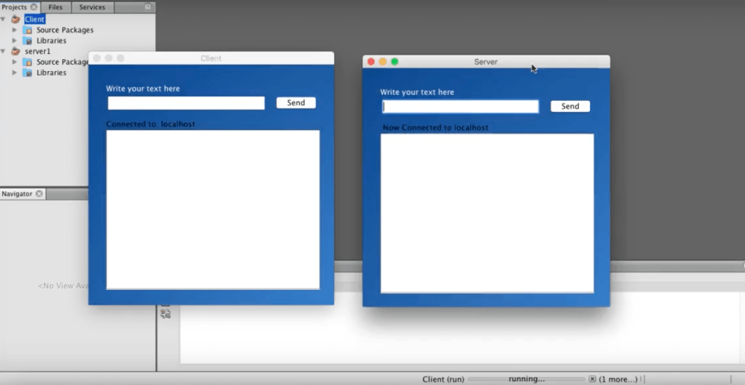 Java TCP Client Server Chat Application using Sockets Coding Infinite