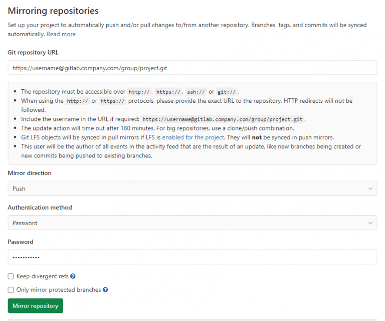 How to mirror Gitlab repo to any other git service Coding is Love