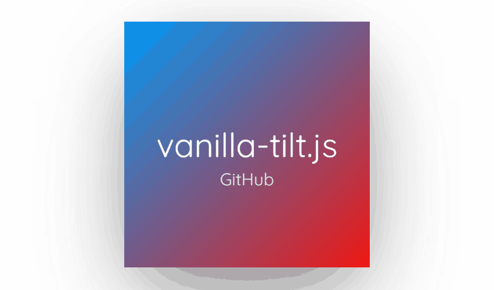 Creating Engaging 3D Tilt Effects with vanillatilt.js Coding is Love