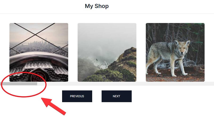 How to hide scroll bar in reactsnapcarousel Coding is Love