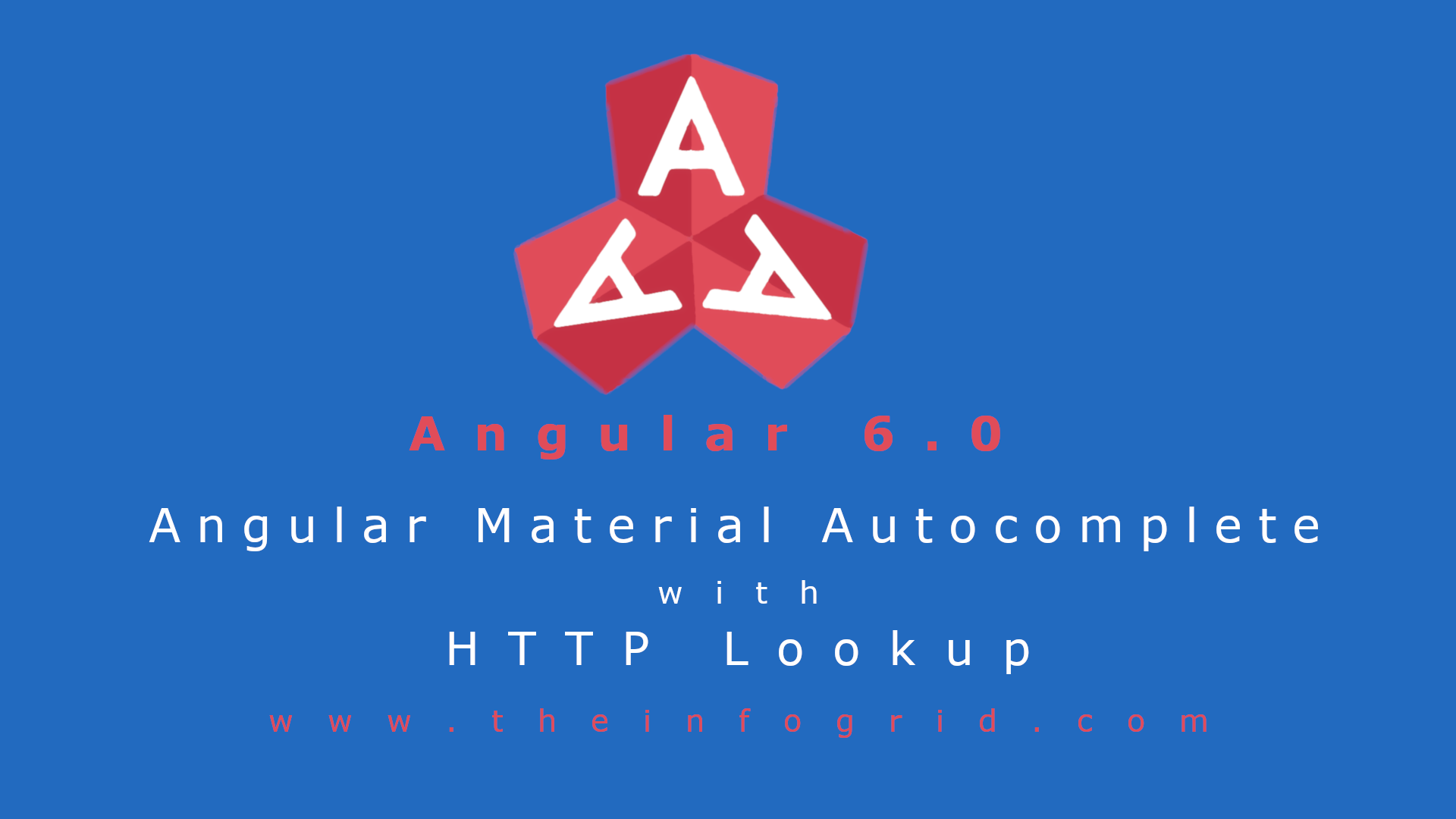 Angular Material with HTTP Lookup