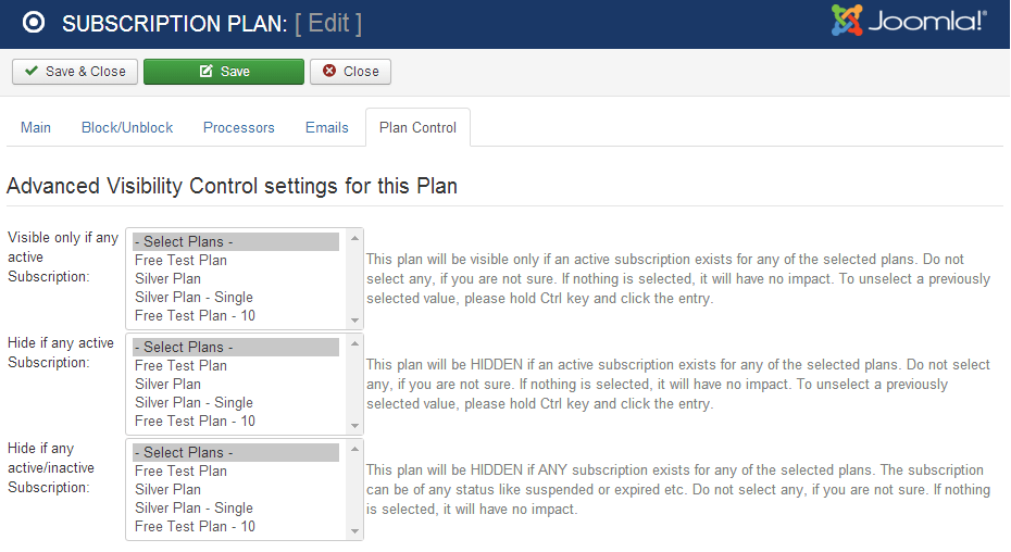 Joomla Membership Component for Paid Subscriptions