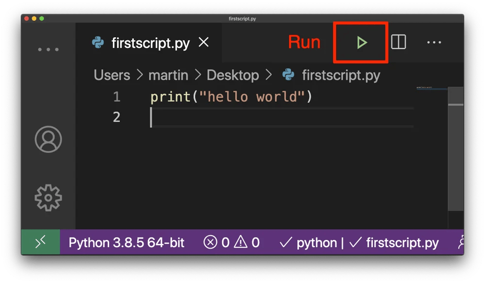 How to Run Python Scripts