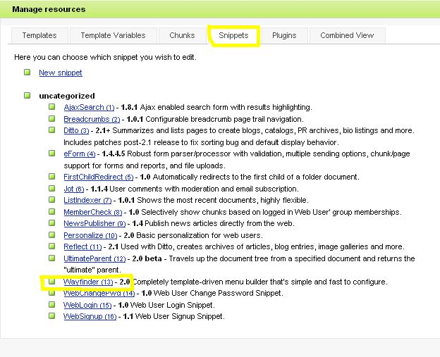 Building a Website with MODx for Newbies Part 5 Introducing Snippets