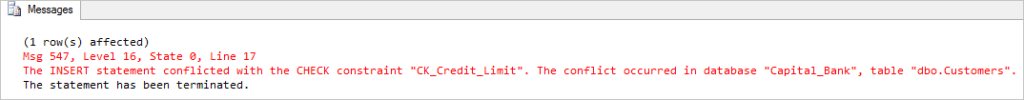 CHECK Constraints in SQL Server {coding}Sight
