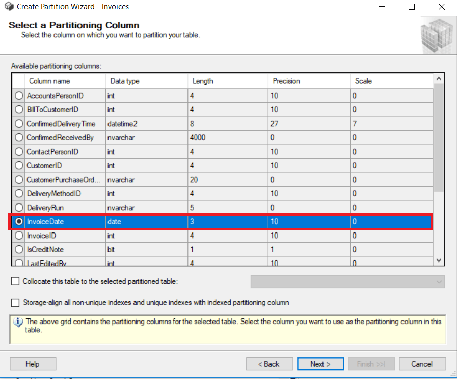 Database Table Partitioning & Partitions in MS SQL Server