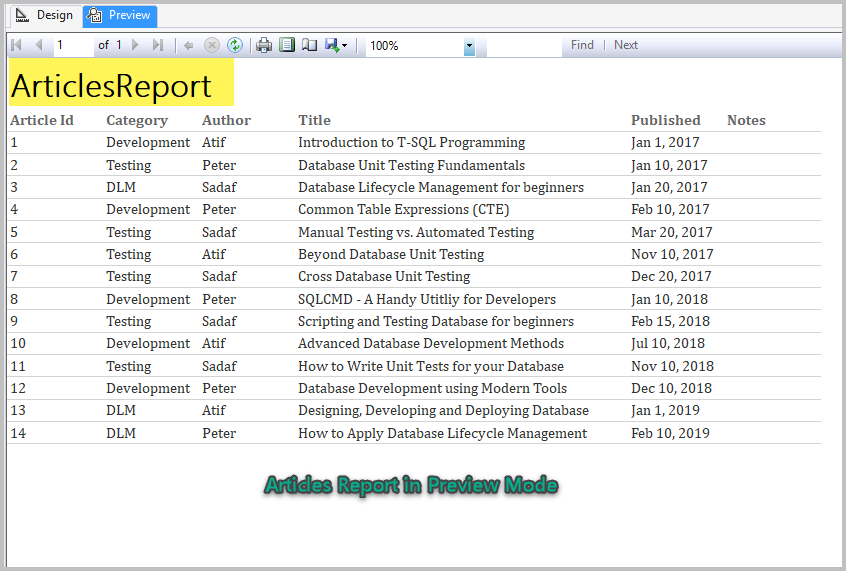 SSRS Reports Development in Simple Terms {coding}Sight