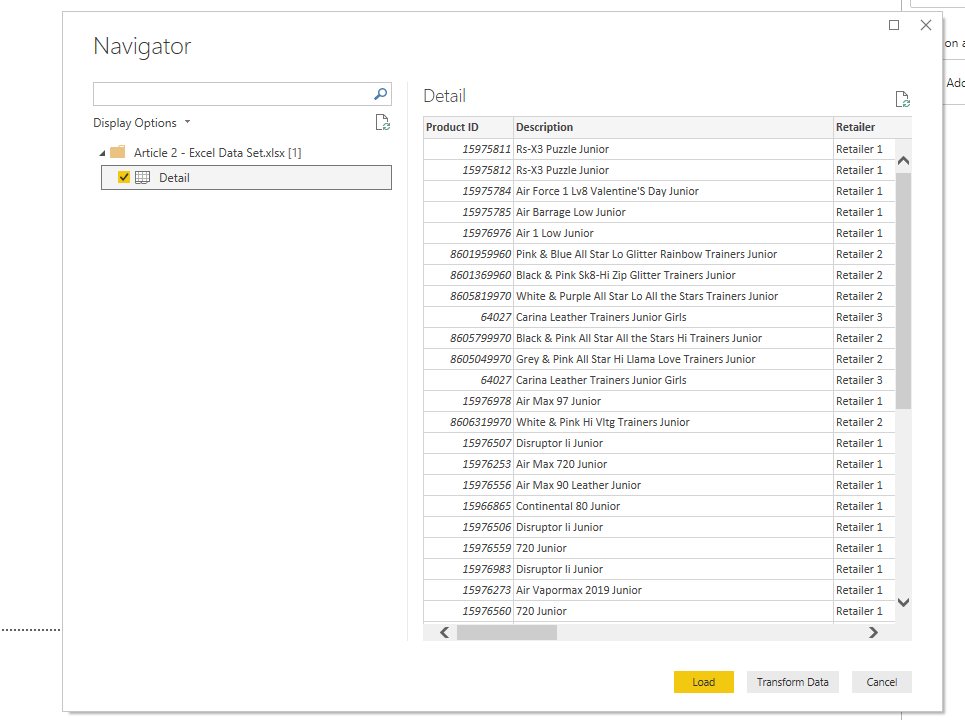 Loading and Managing Data within Microsoft Power BI