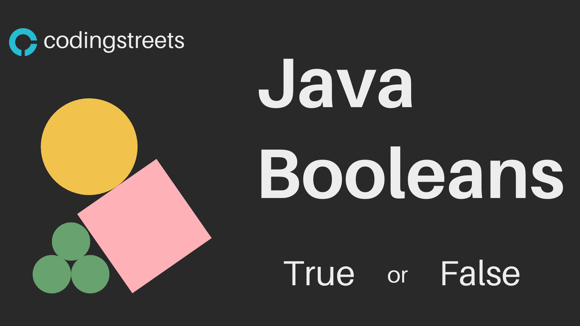 Get Started Java Booleans