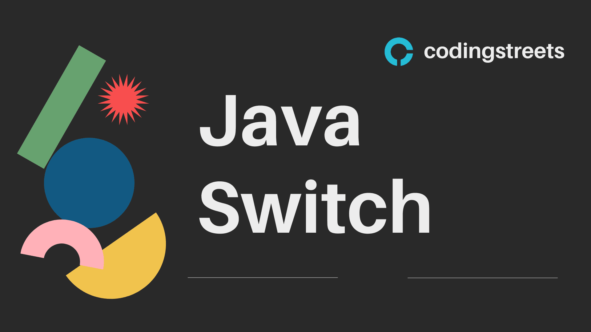 Get Started Java Switch
