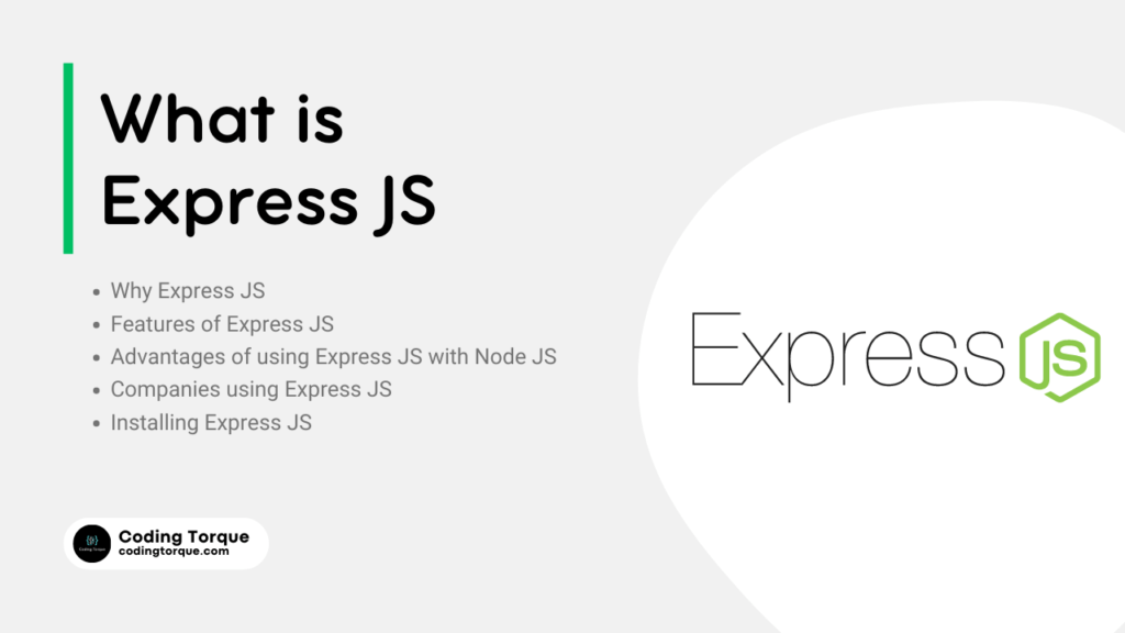 What is Express JS? A Complete Guide » Coding Torque