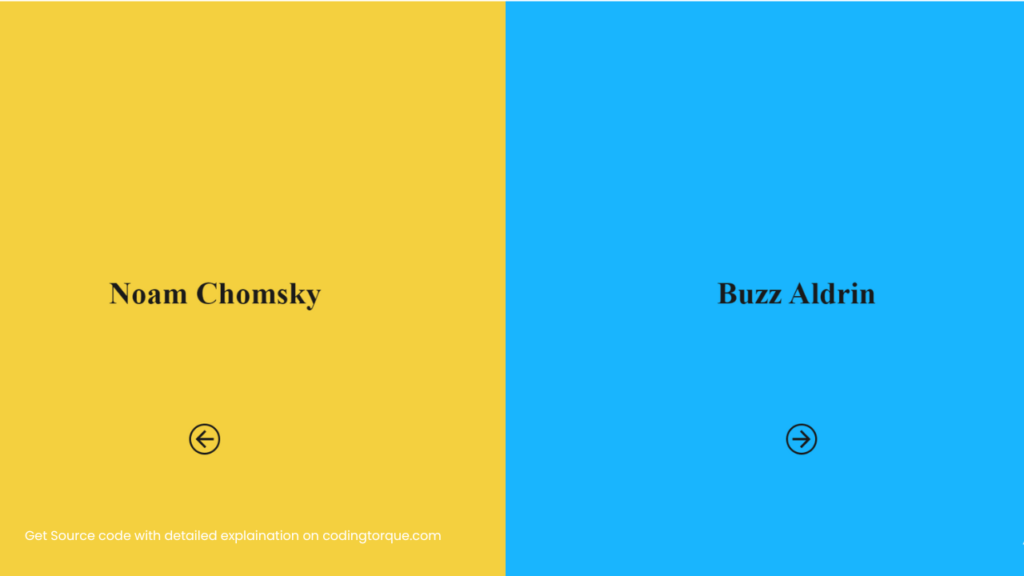 Dual Sliding Panels using HTML CSS and JavaScript » Coding Torque