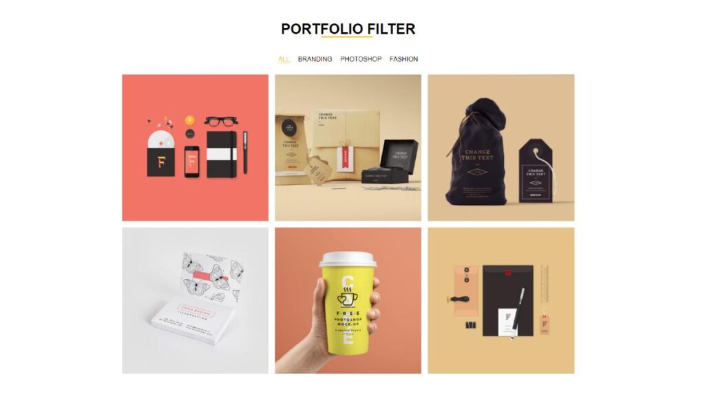 How To Create A Portfolio Filter Using Html Css & Javascript
