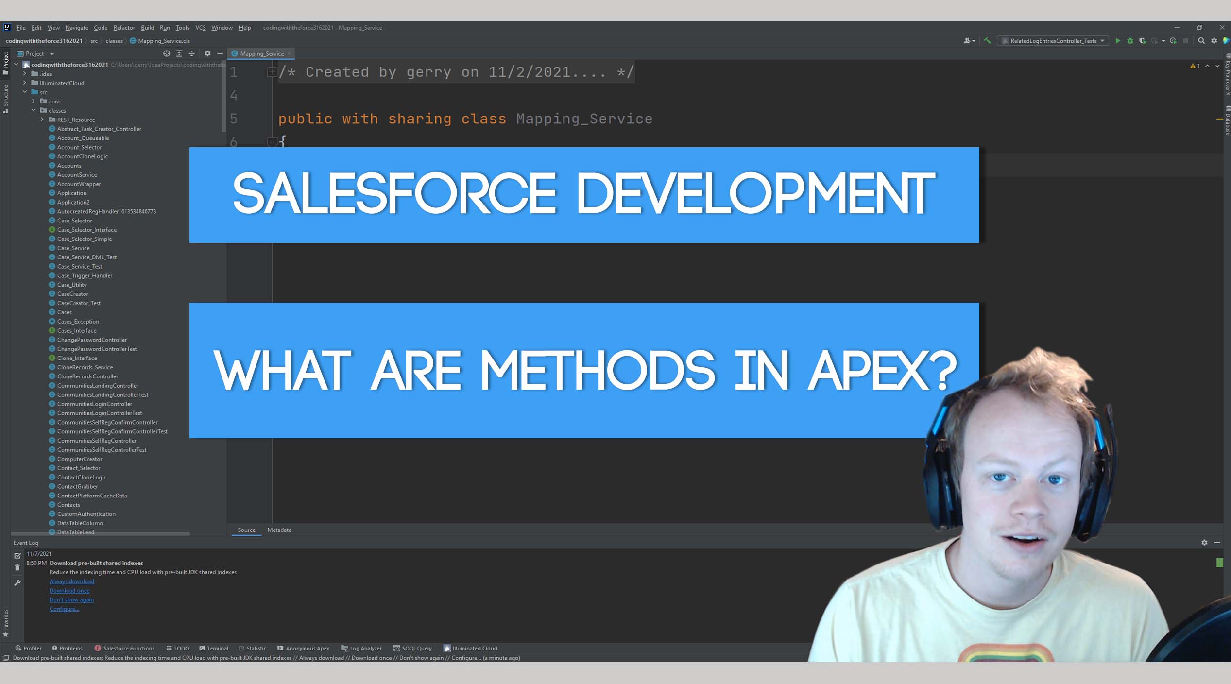 Salesforce Apex Master Class (Ep.12) What is a Method in Apex? Coding With The Force