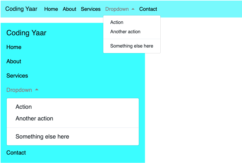 Bootstrap Navbar Dropdown On Hover Coding Yaar