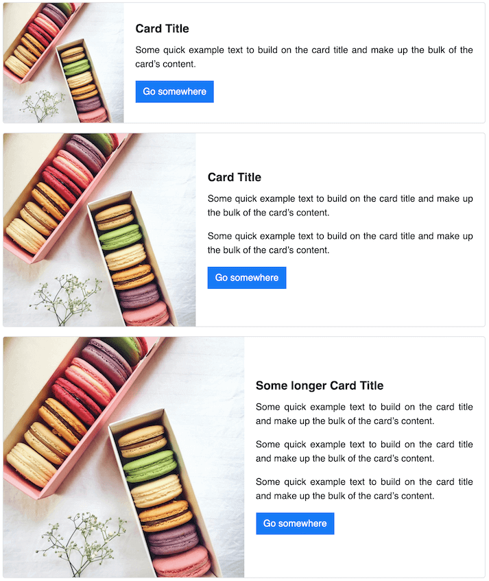 Bootstrap 4 card image left responsive Coding Yaar