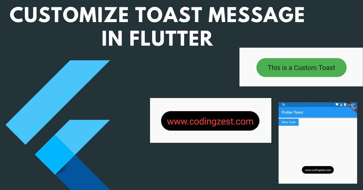 toast message in flutter Archives CodingZest