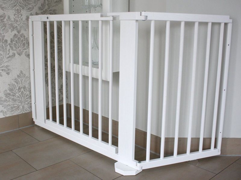 Absperrgitter Türschutzgitter Treppenschutzgitter 119 bis 368 cm massiv