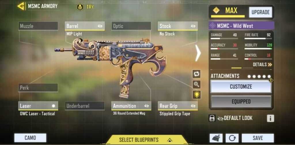 COD Mobile MSMC Best Gunsmith Loadout COD Mobile Nuke