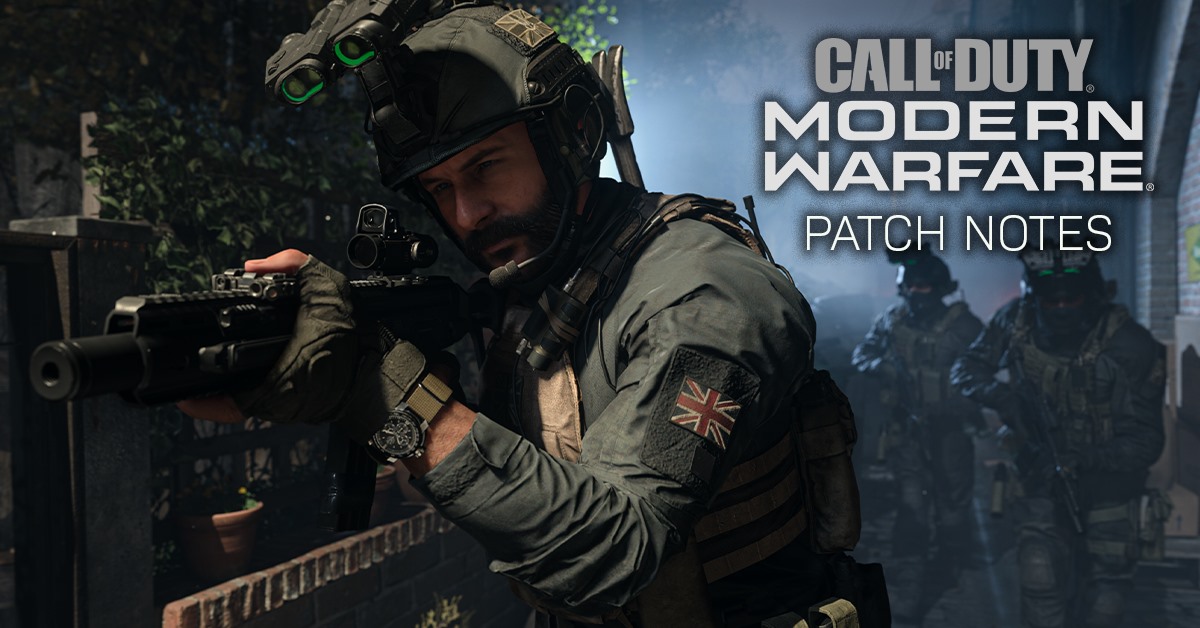 29 June 2020 Modern Warfare & Warzone Patch Notes