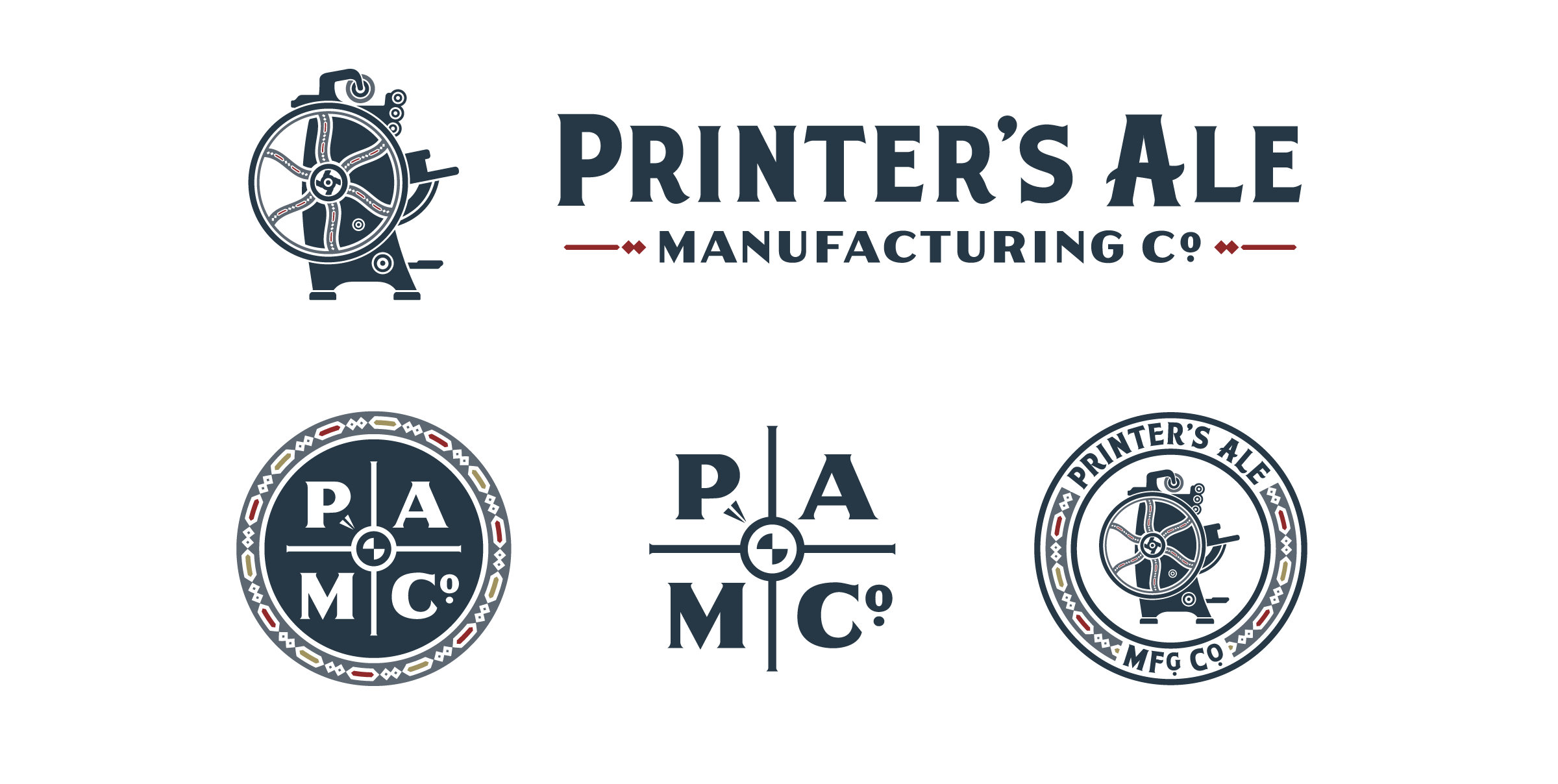 Printer’s Ale Manufacturing Co. Branding, Packaging CODO Design