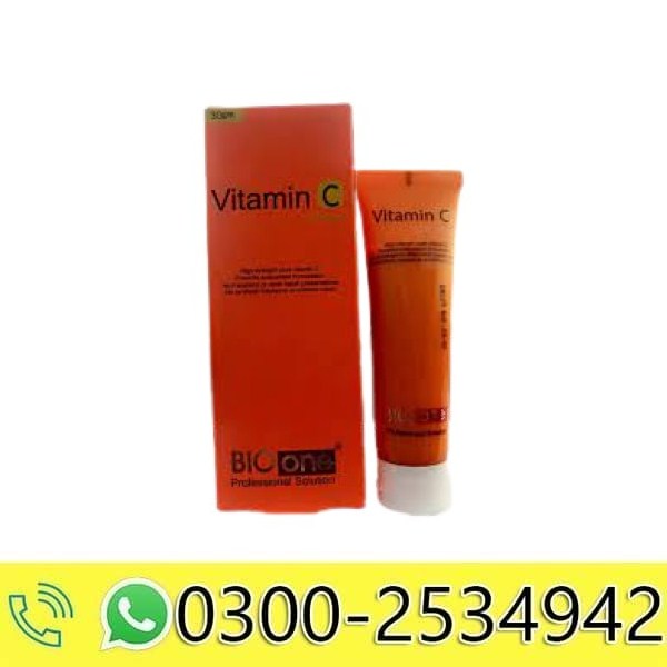 Bio One Vitamin C Cream In Pakistan 03002534942 Collagen Synthesis