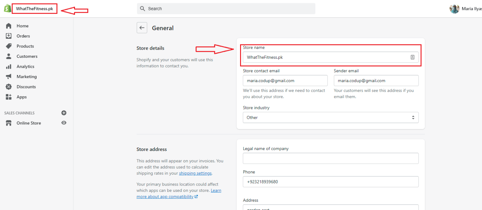 How to Change Shopify Store Name and URL Codup