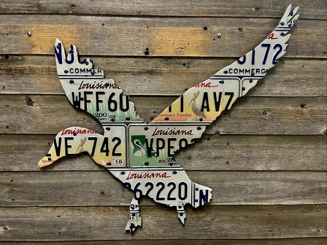 Louisiana Duck License Plate Art Cody's Fish