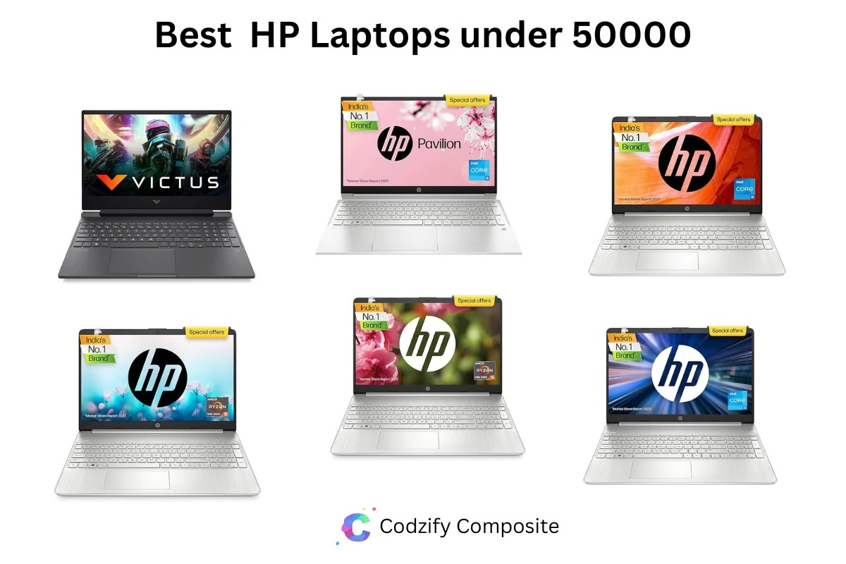 Best HP Laptops under 50000 in India Top 10 Picks