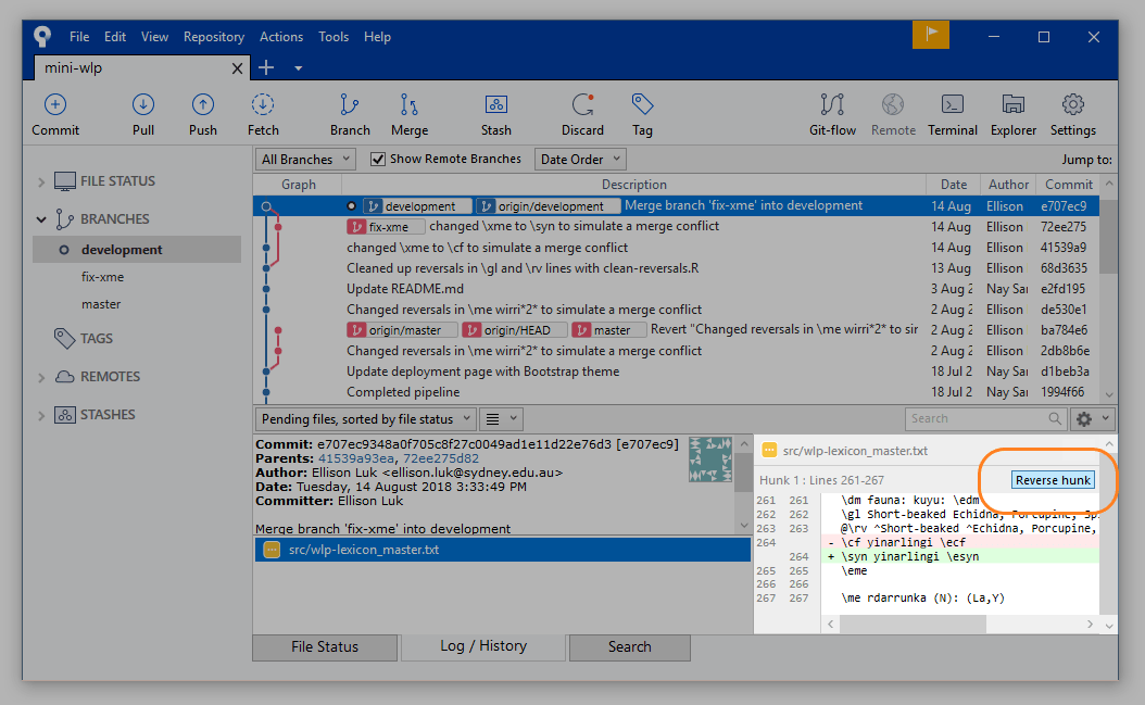 Git problem solving • yinarlingi