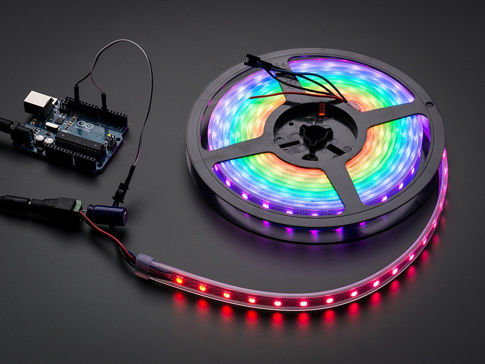 Arduino (Nano) RGB pixel LED clock