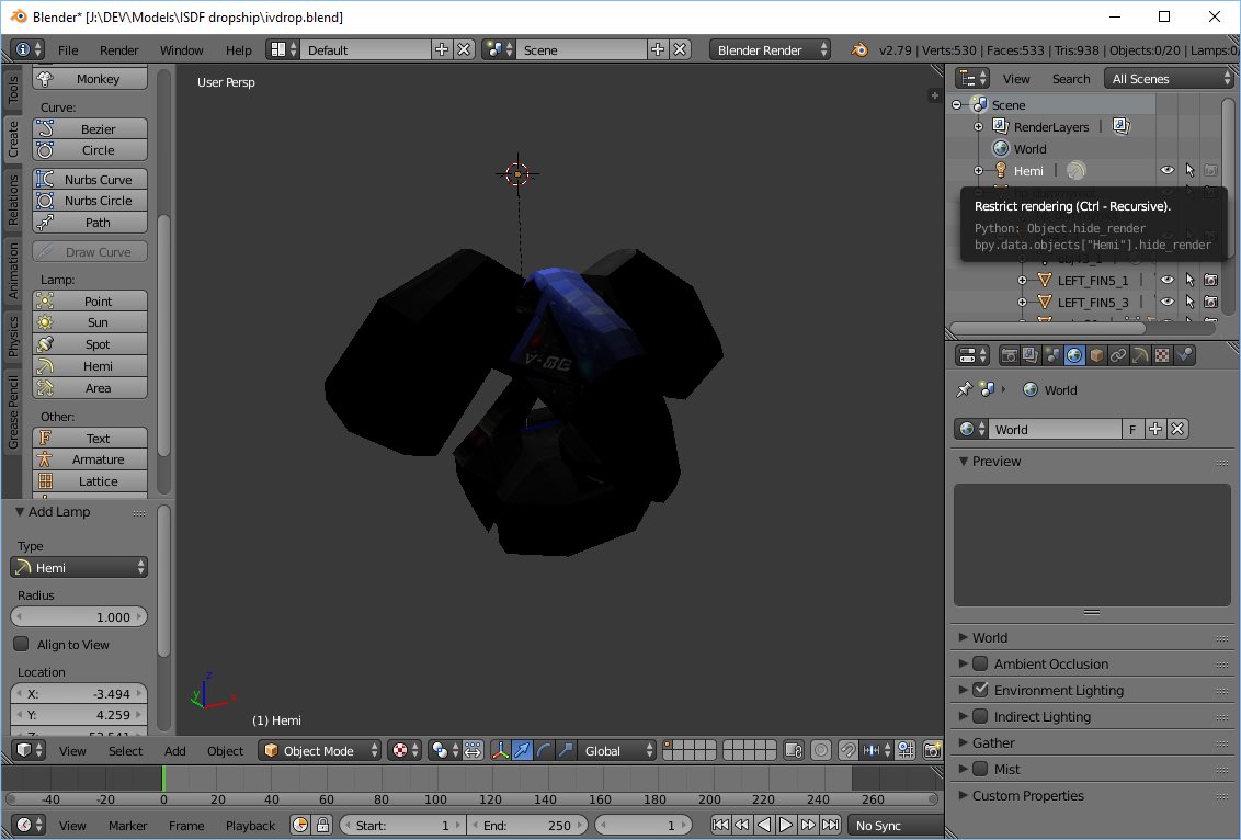 Blender textures and materials + FBX export for Unity