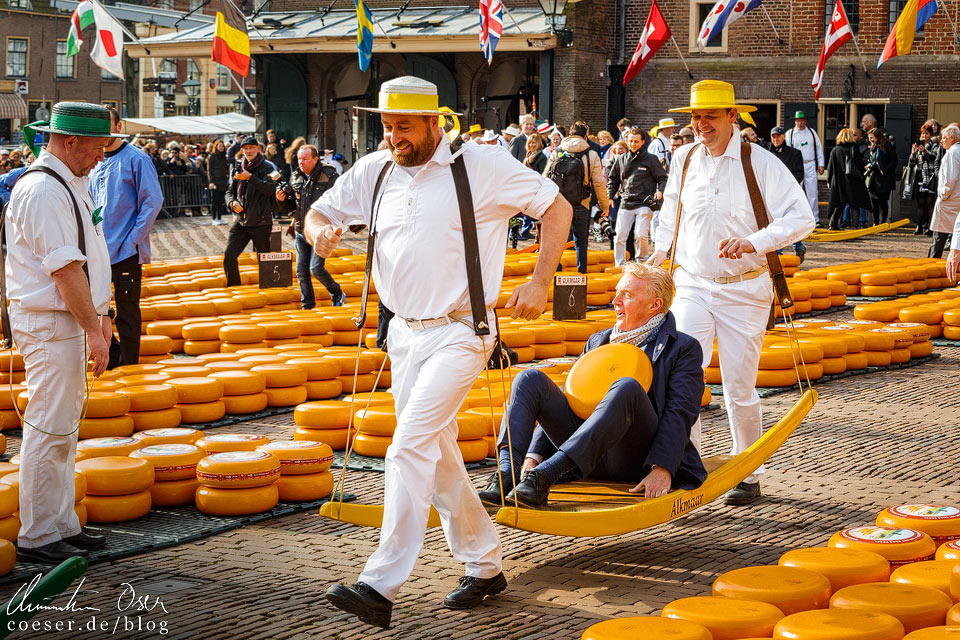 Alkmaar Ein Käsemarkt lockt die Massen Reiseblog von Christian Öser