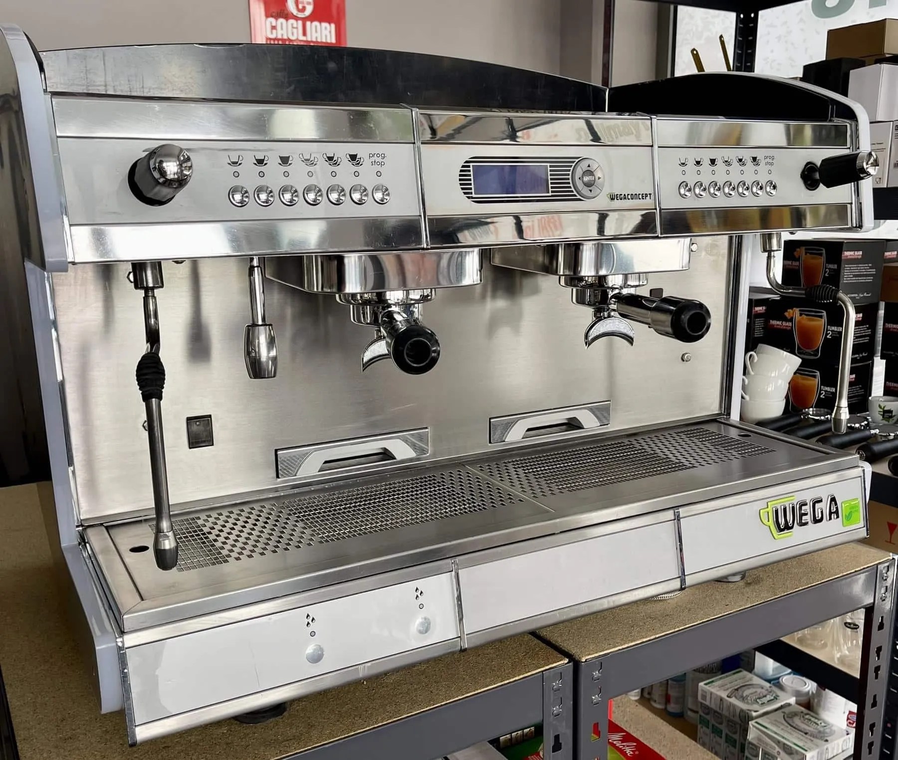 Wega Sphera EVD/2 Μεταχειρισμένη Inox Coffee Pulse