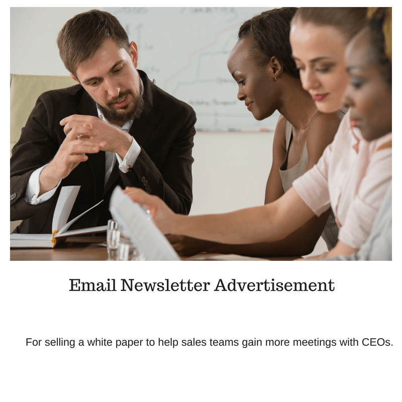 Email Newsletter Ad Coffee and Biscotti