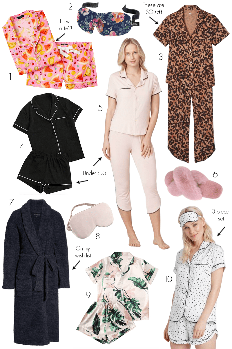 Summer Pajamas Ohio fashion Coffee Beans and Bobby Pins