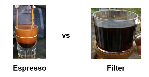 Filter Coffee Vs. Espresso What's The Difference Between Them?