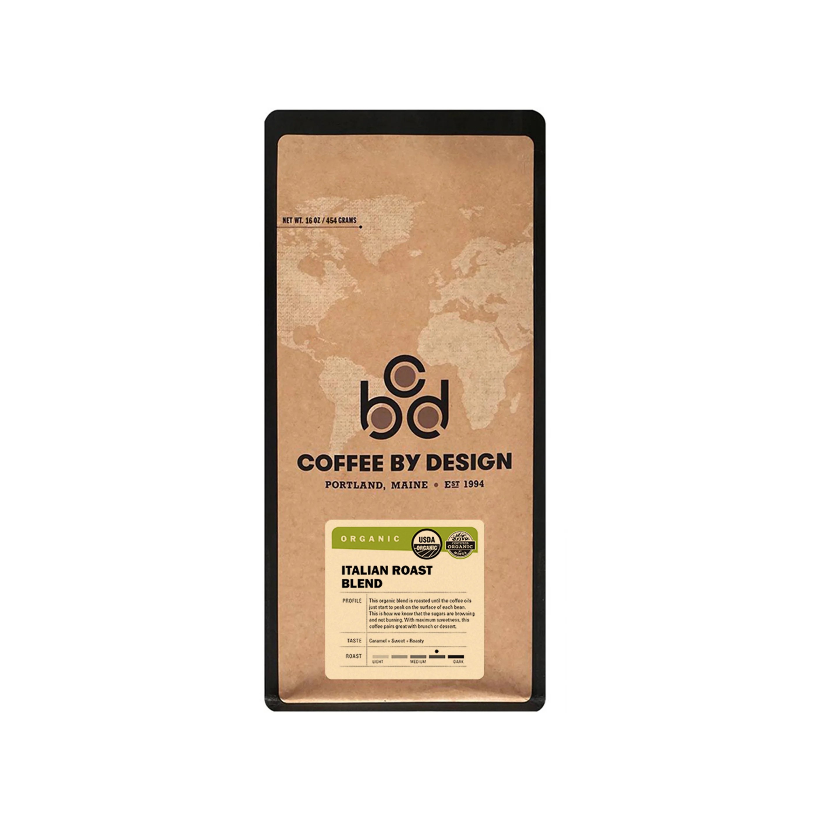 Organic Italian Roast Coffee By Design