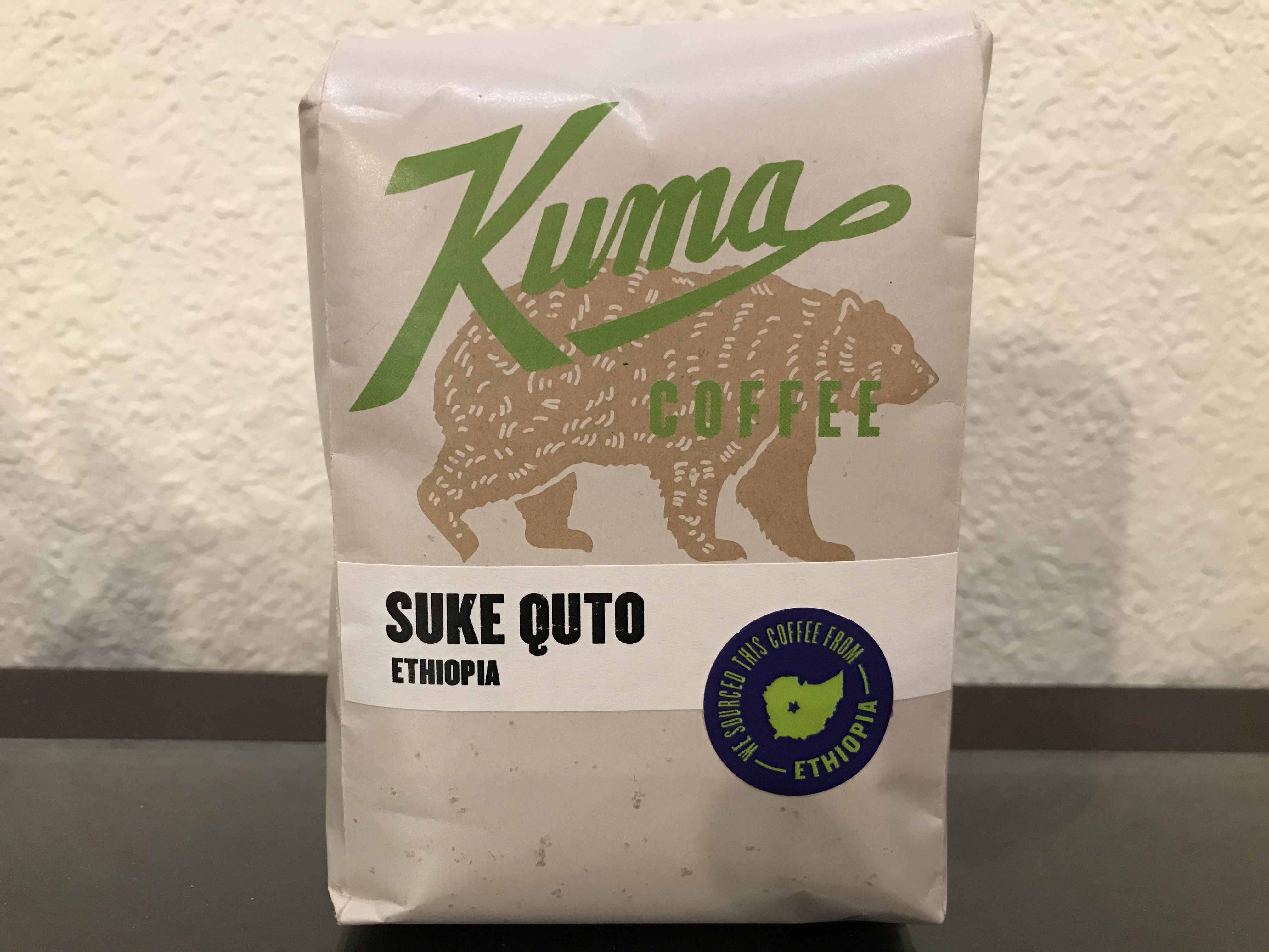 Review Kuma Coffee Ethiopia Suke Quto (Seattle, Washington) Coffee Cantata