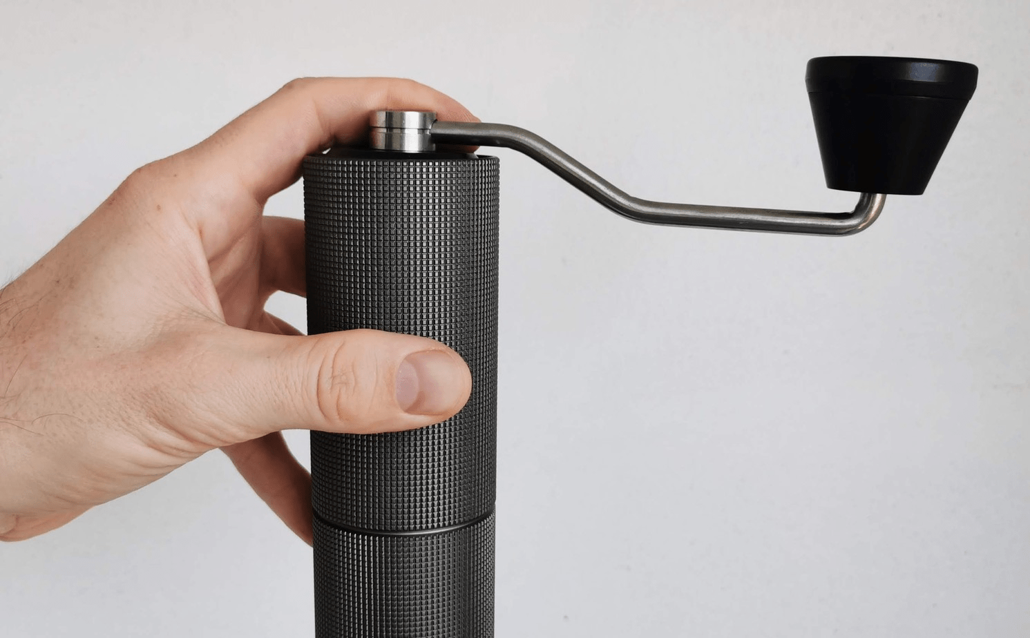 ウダー Builtイン38ミリメートルmanual Coffee Grinder Burr Portable Hand Crank