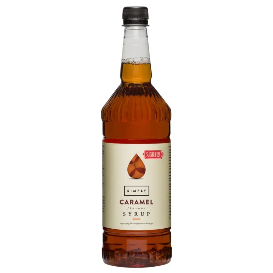 Simply Sugar Free Caramel Syrup Coffee Click