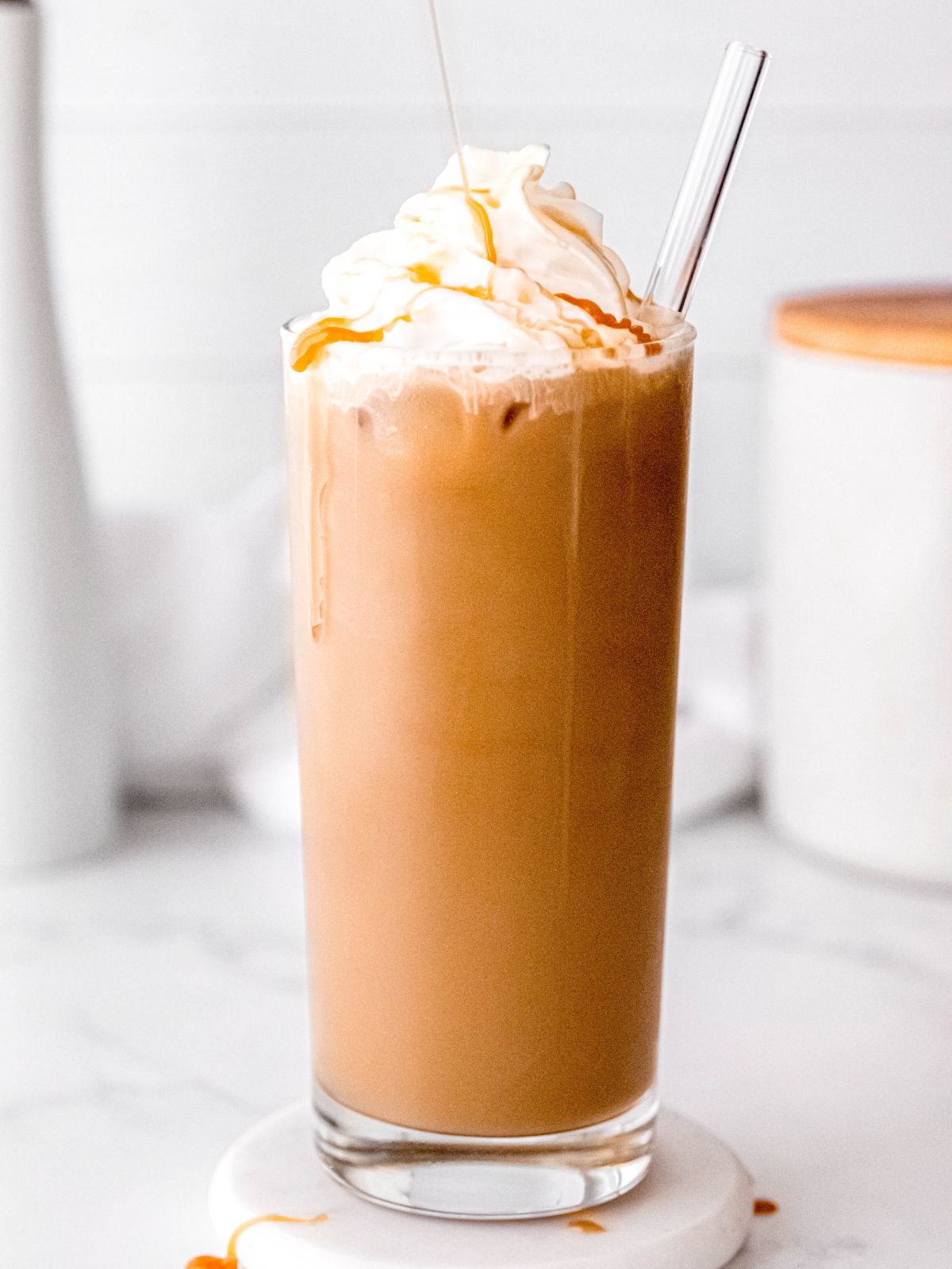 Caramel Iced Coffee (Starbucks Copycat)