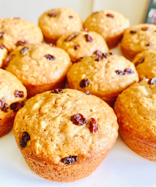 Healthy Oatmeal Raisin Muffins · Coffee Fit Kitchen