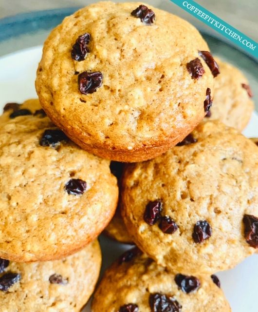 Healthy Oatmeal Raisin Muffins · Coffee Fit Kitchen